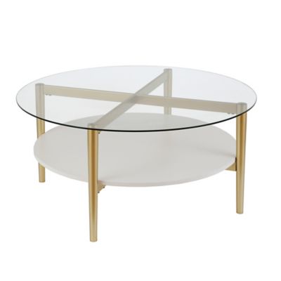 Image showing 7 th Hudson&Canal Otto Round Coffee Table