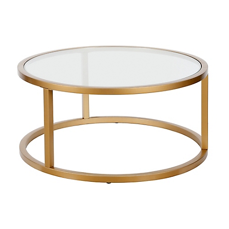 Hudson&Canal Parker Round Coffee Table