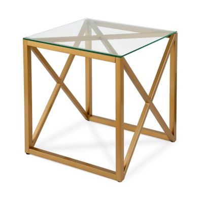 Hudson&Canal Dixon Square Accent Side Table