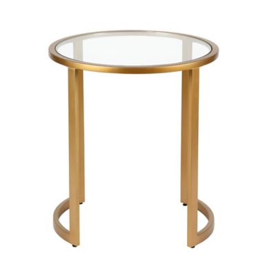 Image showing  Mitera Round Glass Side Table