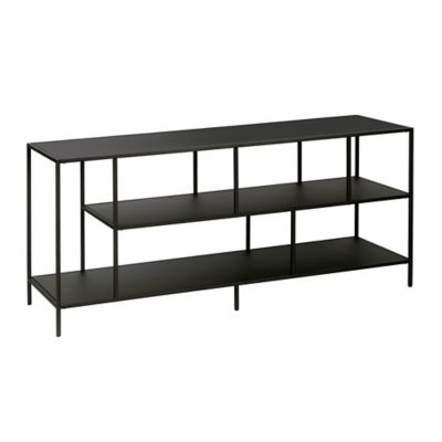 Hudson&Canal Winthrop Metal 3-Shelf TV Stand for TVs Up to 55 in.