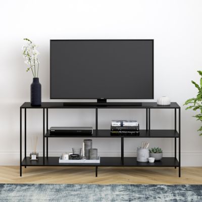 Image showing  Winthrop Metal 3-Shelf TV Stand for TVs Up to 55 in.