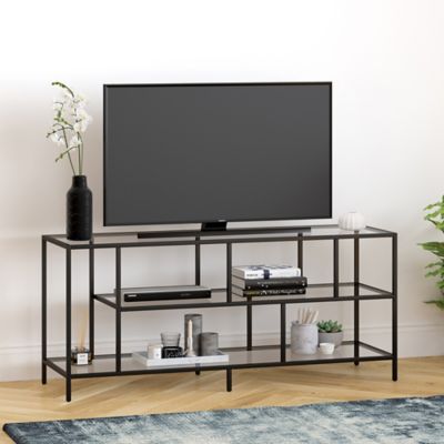 Image showing  Winthrop Metal 3-Shelf TV Stand for TVs Up to 55 in.