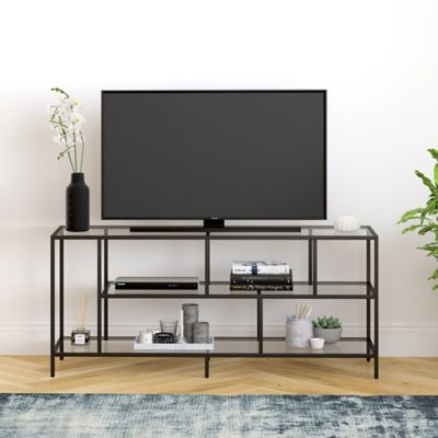 Image showing  Winthrop Metal 3-Shelf TV Stand for TVs Up to 55 in.