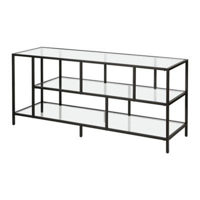 Image showing 7 th Hudson&Canal Winthrop Metal 3-Shelf TV Stand for TVs Up to 55 in.