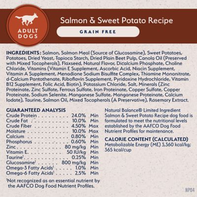 Image showing  Grain Free Salmon & Sweet Potato Recipe Dry Dog Food, 4 lb. Bag