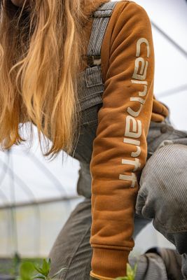 Image showing  Women's Rugged Flex Relaxed Fit Denim Railroad Bib Overalls