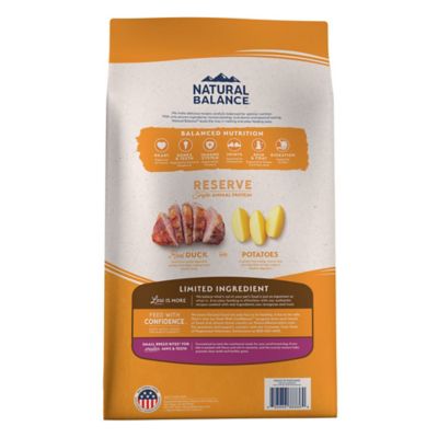 Image showing  Reserve Grain Free Duck & Potato Small Breed Recipe Dry Dog Food, 12 lb.