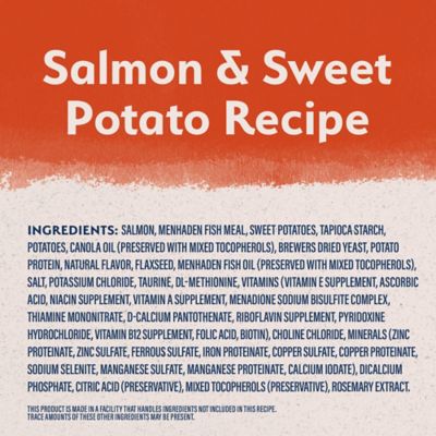 Image showing  Salmon & Sweet Potato Grain Free Recipe Dry Dog Food, 24 lb.