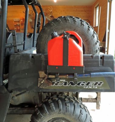 Image showing  Auxiliary Fuel Can and Tire Mount for Polaris Ranger