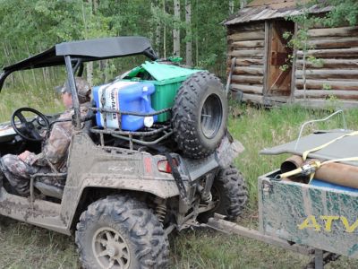 Image showing  Rear Cargo Rack for Polaris RZR 800