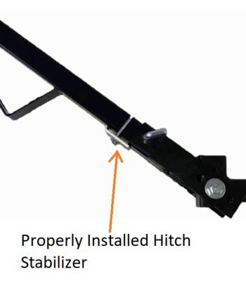 Image showing  Universal Hitch Stabilizer