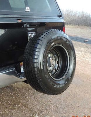 Image showing 1 th Hornet Outdoors Heavy-Duty Universal Truck and UTV Spare Tire Mount