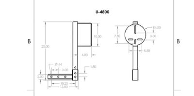 Image showing  Extended Receiver Hitch Spare Tire Mount
