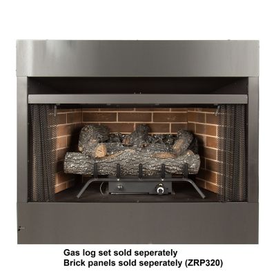 Image showing  32 in. Radiant Zero-Clearance Universal Vent-Free Firebox