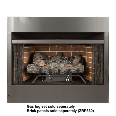 Image showing  36 in. Radiant Zero-Clearance Universal Firebox Insert