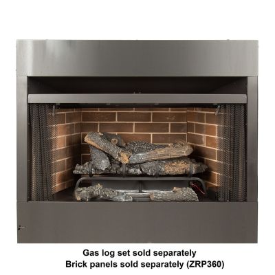 Image showing  36 in. Radiant Zero-Clearance Universal Firebox Insert