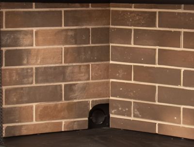 Pleasant Hearth Zero-Clearance Firebox Brick Liner, 32 in., 3 pc -  ZRP320