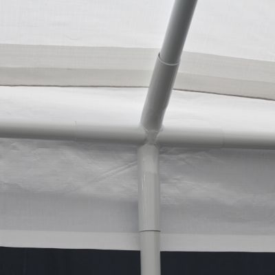 Image showing  10 ft. x 27 ft. Universal Canopy, 1 3/8 in. Steel Frame, 10 Leg, White