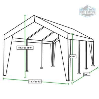 Image showing  12 ft. x 20 ft./20 ft. x 20 ft. Expandable Canopy