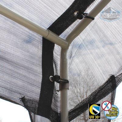 Image showing 5 th King Canopy 10 ft. x 20 ft. Garden Shade Canopy