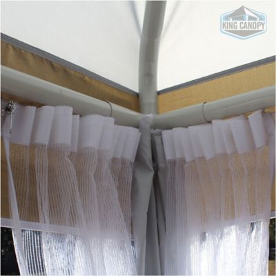 Image showing 2 th King Canopy 10 ft. x 10 ft. or 13 ft. x 13 ft. Garden Party Gazebo