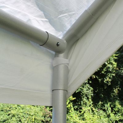 Image showing  Hercules Powder-Coat Carport Canopy, 18 ft. x 20 ft., White