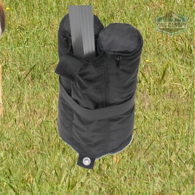 Image showing  4 pc. Weight Bags Set, 30 lb. Tube Capacity, Black