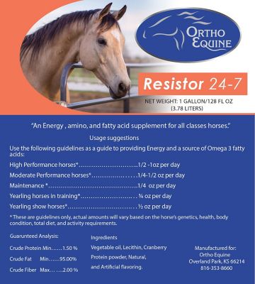 Image showing  Resistor Oil Horse Supplement, 1 gal.