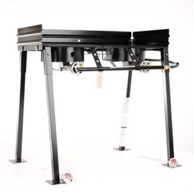 Image showing  Double Burner Outdoor Camp Stove Package