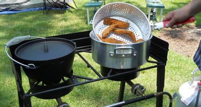 Image showing  Double Burner Outdoor Camp Stove Package