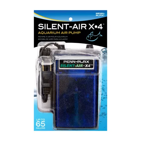 Penn-Plax Silent-Air X4 Aquarium Air Pump Aquarium Maintenance