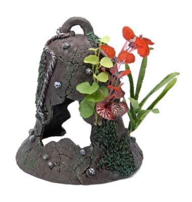 Penn-Plax Sunken Gardens Bell Aquarium Decoration, Extra Large, 10 in. x 9 in. x 11 in.