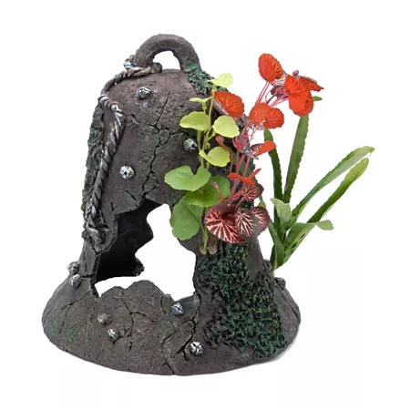 Sunken Gardens Penn-Plax Bell Aquarium Decoration Extra Large 10-in x 9-in x 11-in Aquarium Decor