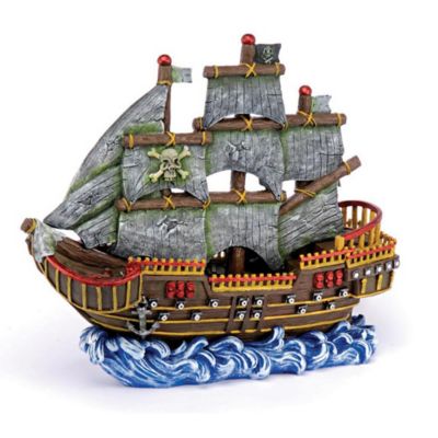 Penn-Plax Pirate Wave-Runner Aquarium Decoration