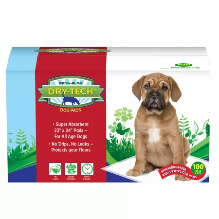 Penn-Plax Dry-Tech Dog Training Pads 100 ct Dog Training Pads