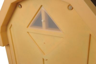 Image showing  Premium Insulated Outdoor Plastic Dog House, Tan/Brown