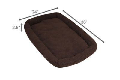 Image showing 6 th Dog Palace Premium Insulated Outdoor Plastic Dog House with Fleece Bed