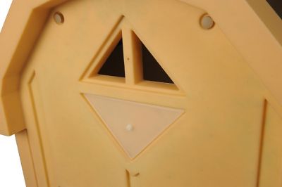 Image showing  Premium Insulated Outdoor Plastic Dog House with Fleece Bed