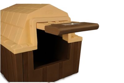 Image showing  DP Hunter Premium Insulated Outdoor Plastic Dog House with Heating Pad