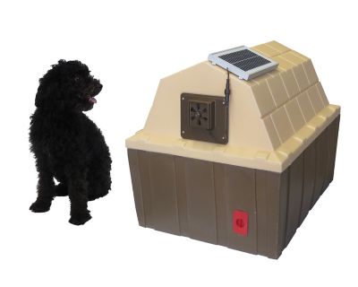 Image showing 5 th Dog Palace Dog House Solar Exhaust Fan