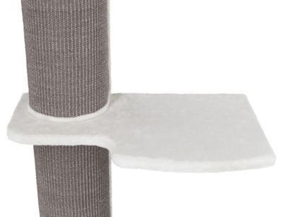 Image showing  63 in. Acadia Cat Tower with Wall Support, Oversized Scratching Post, 3 Platforms and Removable Bed