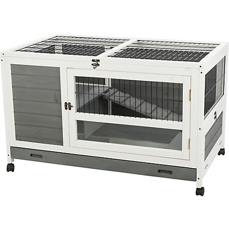 TRIXIE natura Small Indoor Rabbit Hutch, Pet House for Rabbits and Guinea  Pigs, Bunny Cage on Wheels, Pull Out Tray at Tractor Supply Co.