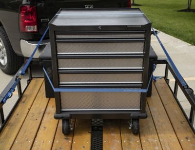 Image showing 6 th Buyers Products 1 x 12ft. Padded Handle Ratchet, 600 lb., 4 pack, 5483215