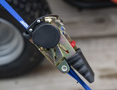 Image showing  1 in. x 6 ft. Spring Retractable Ratchet Tie Down for Standard Duty - 2 pk., 5483220