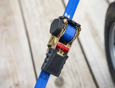 Image showing  1 in. x 6 ft. Spring Retractable Ratchet Tie Down for Standard Duty - 2 pk., 5483220