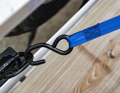 Image showing 5 th Buyers Products 1 in. x 6 ft. Spring Retractable Ratchet Tie Down for Standard Duty - 2 pk., 5483220