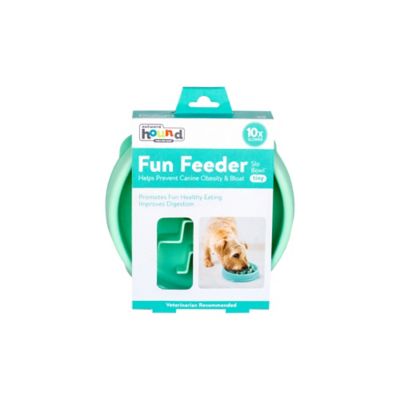Image showing  Fun Feeder Slow Feed Polypropylene Slo-Bowl Dog Feeder