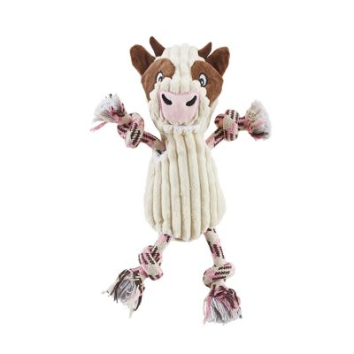 Charming Pet Ranch Cow Roperz Dog Toy