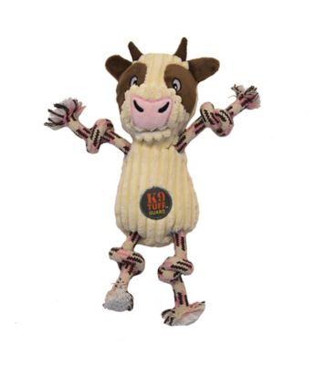 Charming Pet Ranch Cow Roperz Dog Toy